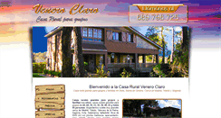 Desktop Screenshot of casaruralveneroclaro.com